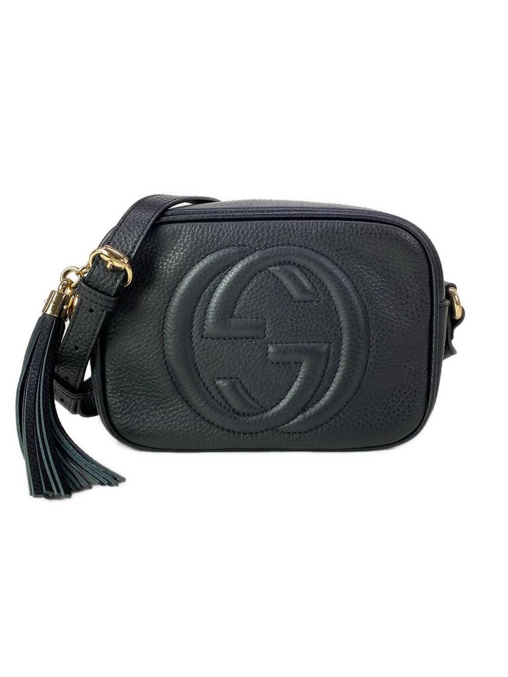Gucci Soho Black Leather Shoulder Bag #282879G12B